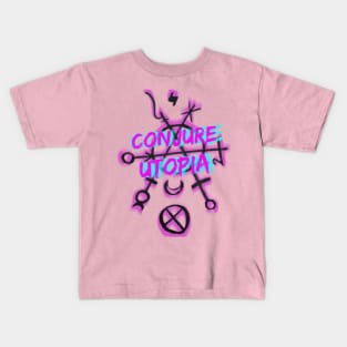 Conjure Utopia A E S T H E T I C Kids T-Shirt